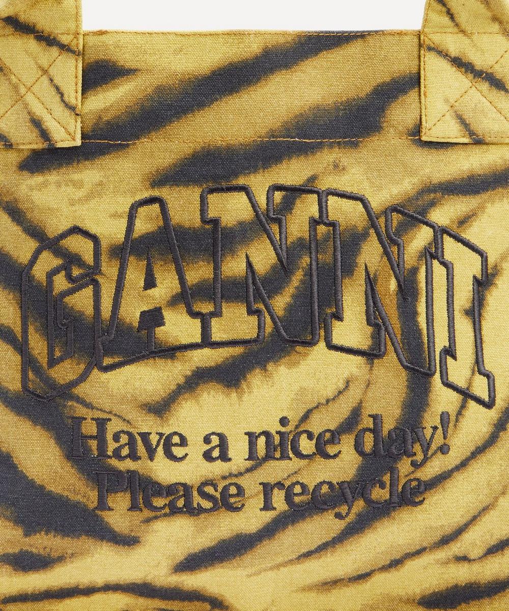 Liberty London Ganni Zebra Print Large Shopper Tote