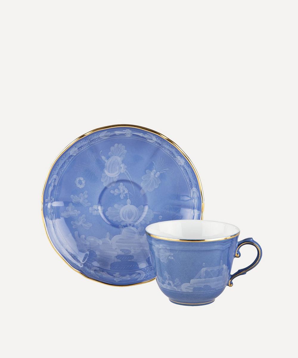 Liberty London Ginori 1735 Oriente Italiano Periwinkle Coffee Cup