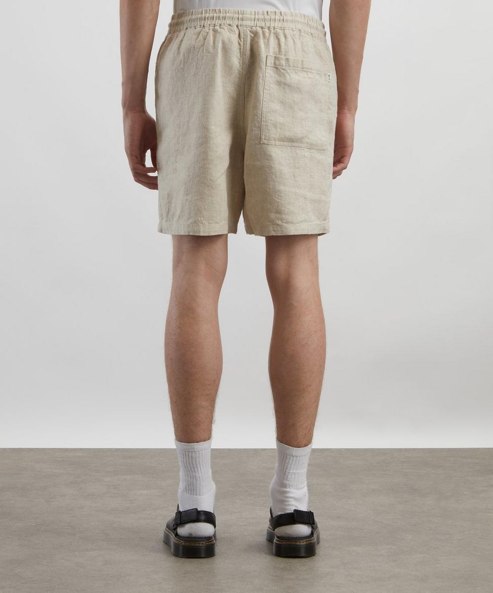 Liberty London Gregor Casual Drawstring Linen Shorts