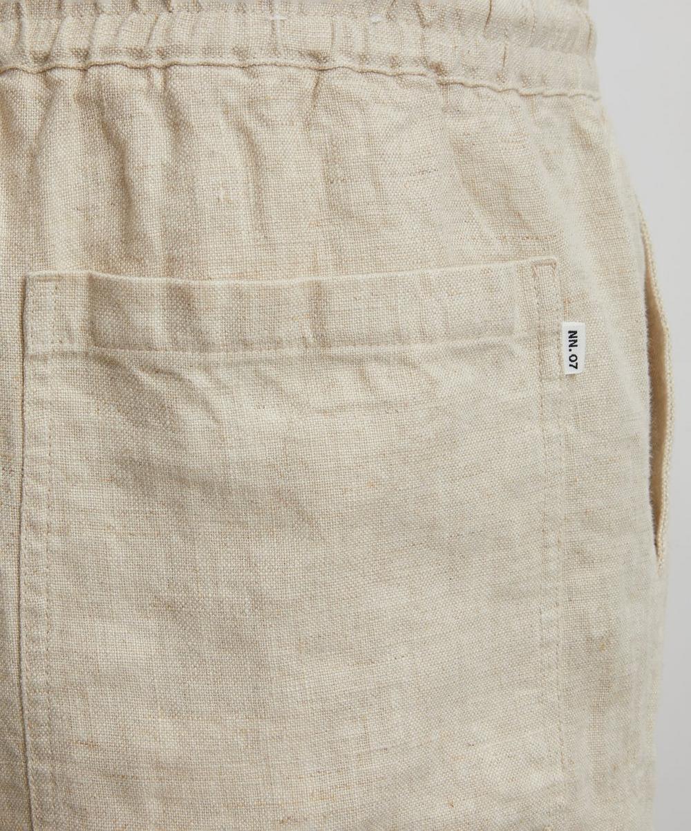 Liberty London Gregor Casual Drawstring Linen Shorts