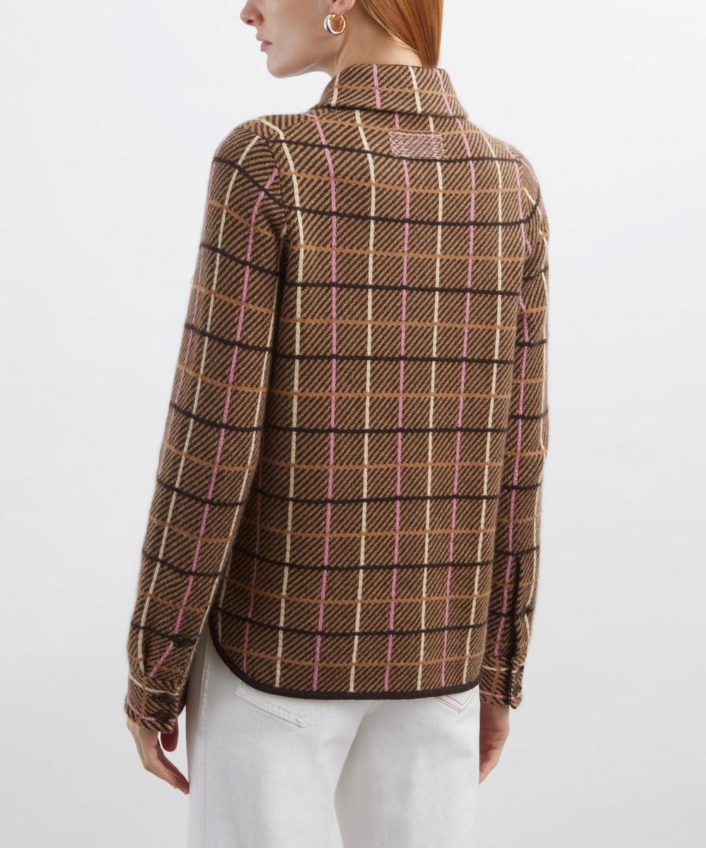 Liberty London Guest In Residence Dylan Plaid Cashmere Shirt