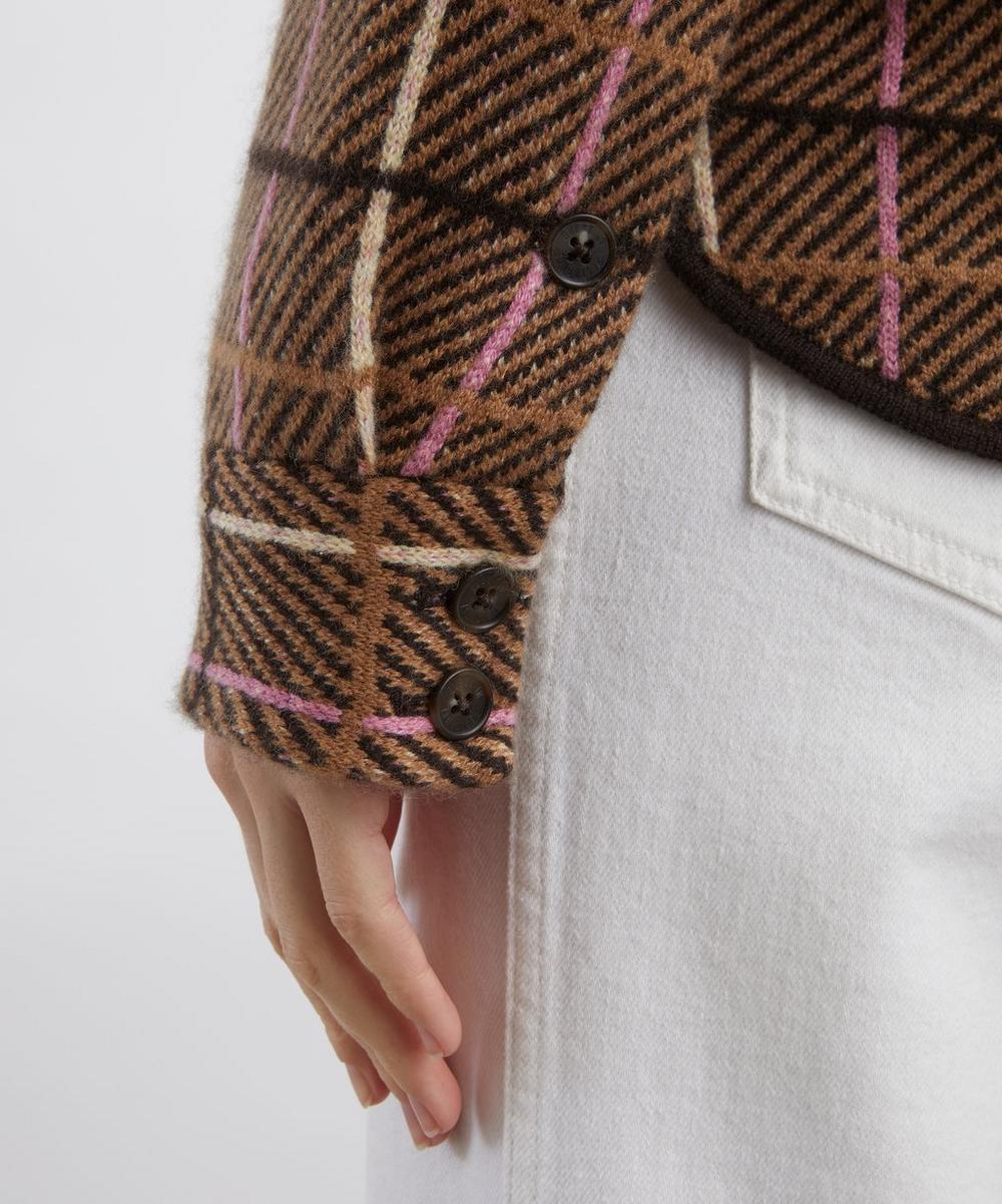 Liberty London Guest In Residence Dylan Plaid Cashmere Shirt