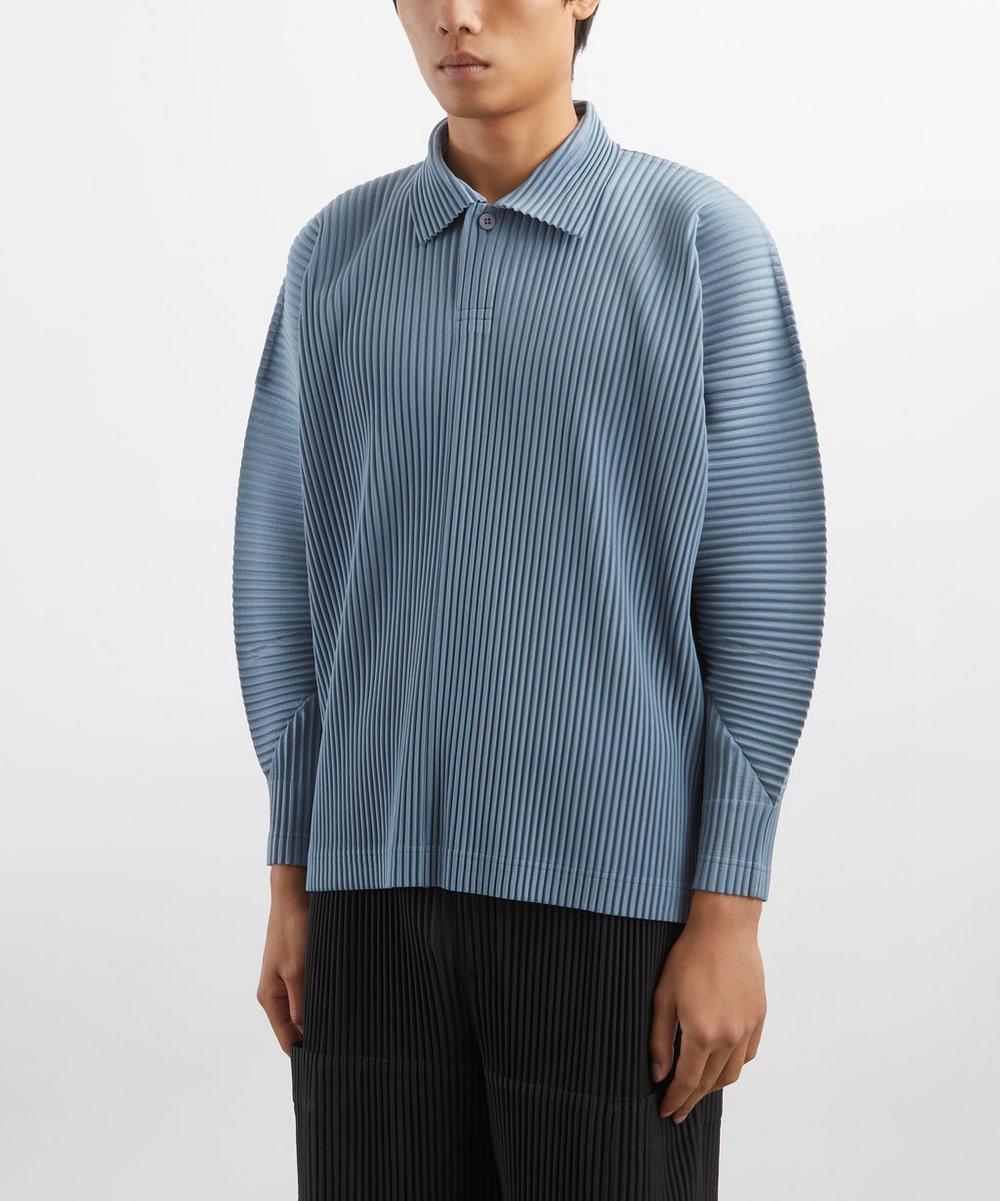 Liberty London HOMME PLISSÉ ISSEY MIYAKE MC AUGUST Pleated Polo Shirt
