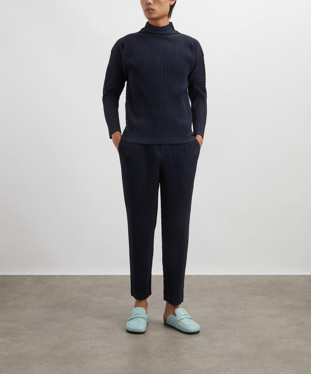 liberty london HOMME PLISSÉ ISSEY MIYAKE OCTOBER BASICS Pleated Long-Sleeve T-Shirt