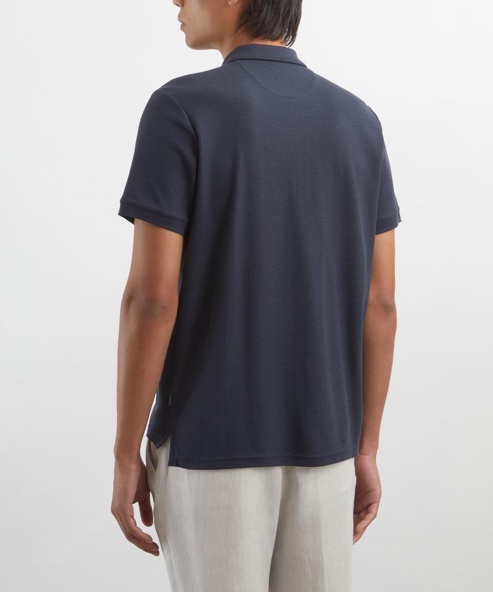 Liberty London Hurlingham Polo Kent Silk-Blend Polo Shirt