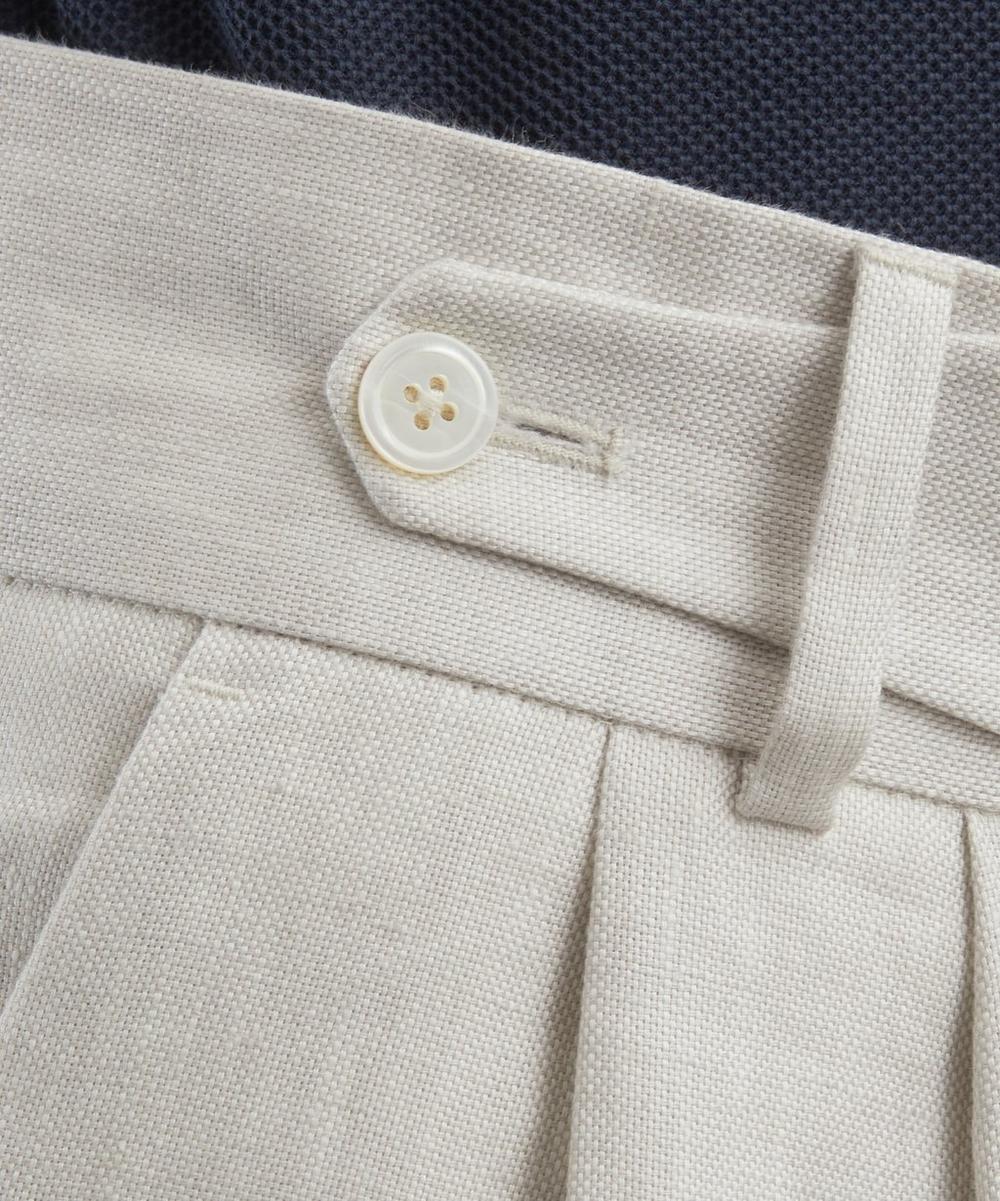 Liberty London Hurlingham Polo Lavenham Classic Linen Trousers