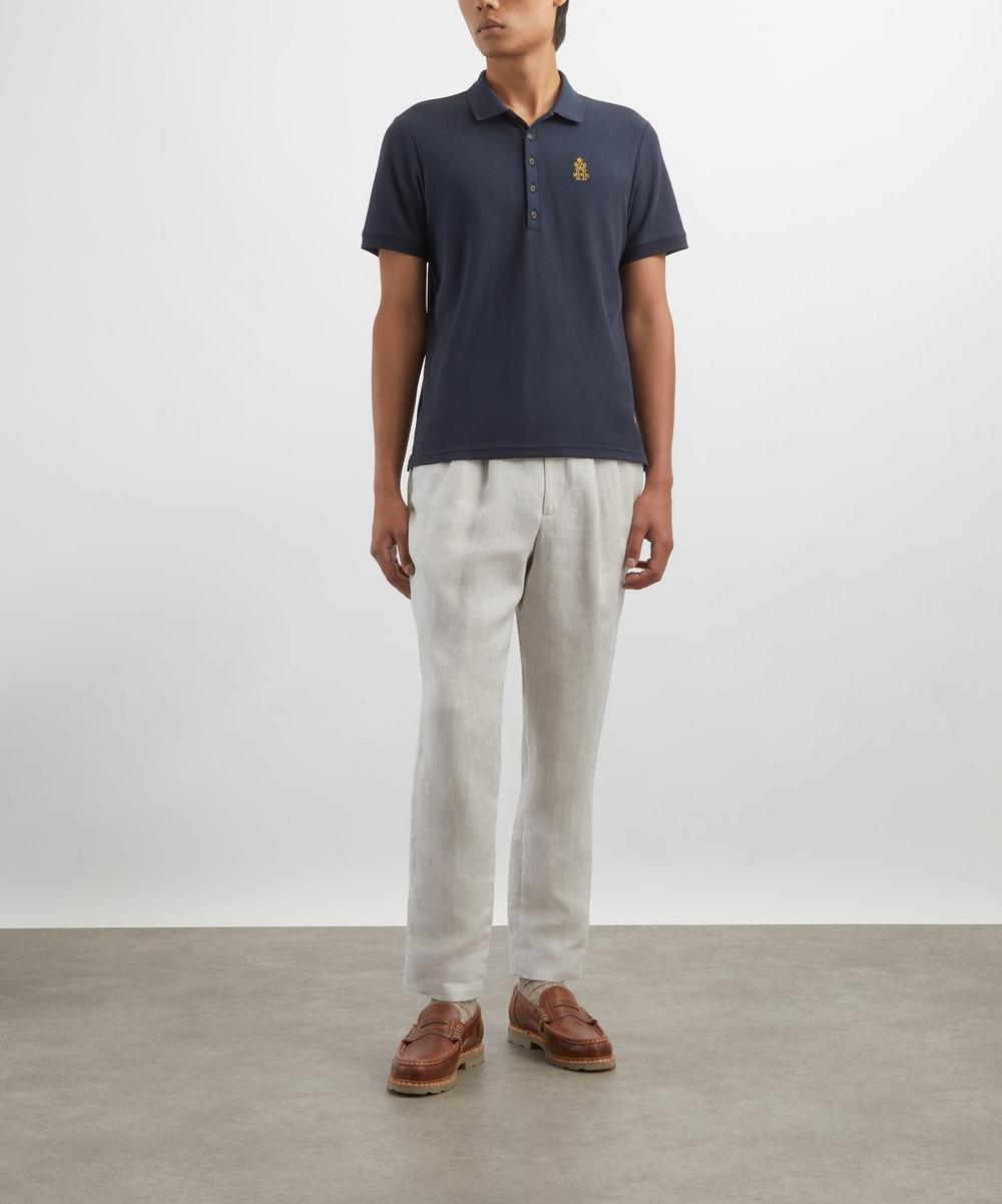 liberty london Hurlingham Polo Lavenham Classic Linen Trousers