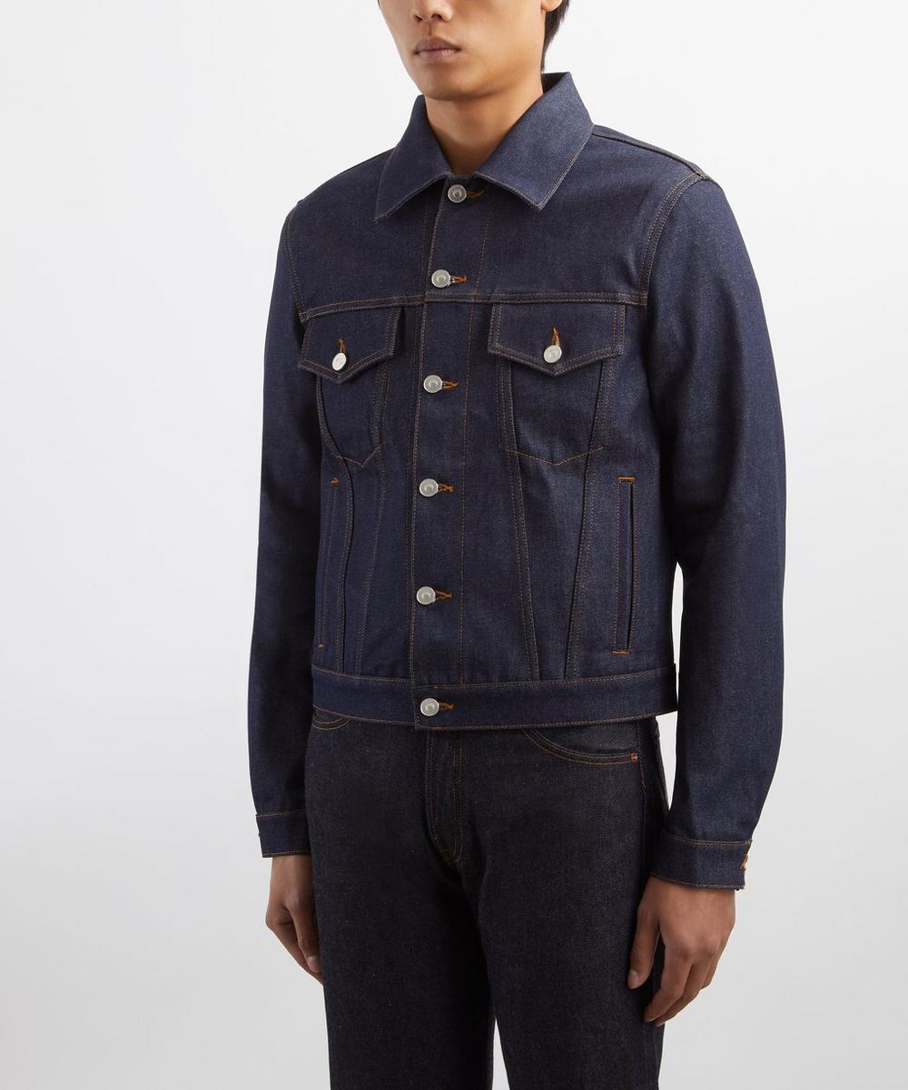 Liberty London Husbands Indigo Denim Trucker Jacket