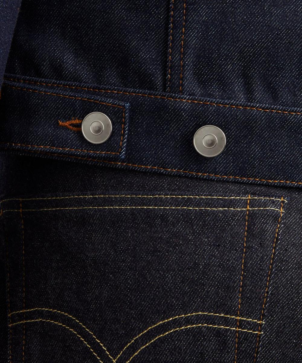 Liberty London Husbands Indigo Denim Trucker Jacket