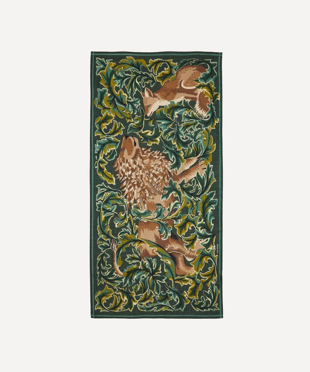 liberty london Inoui Editions Leonard Print Wool Scarf