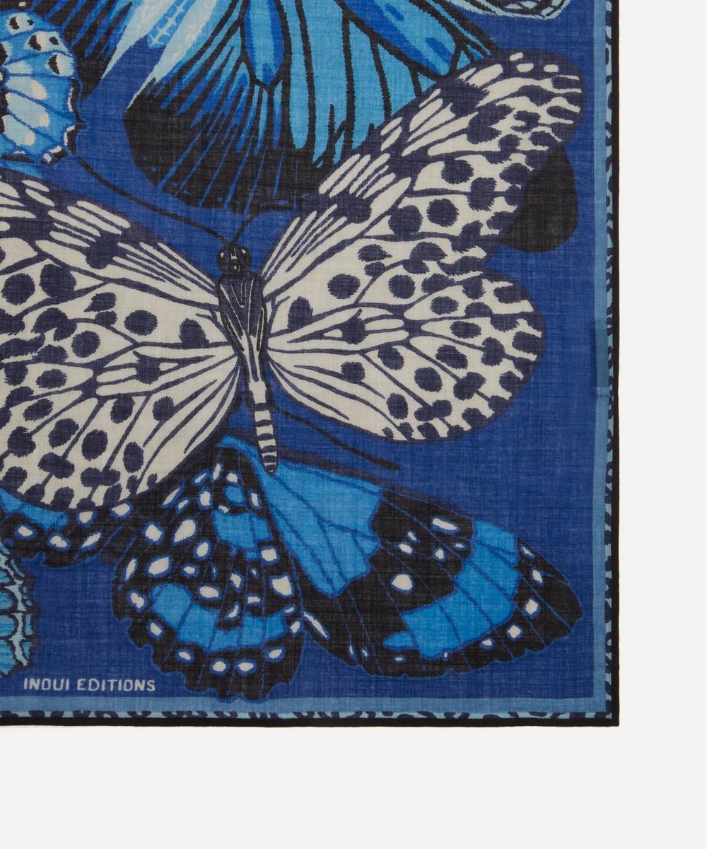 Liberty London Inoui Editions Papillons Print Wool Scarf