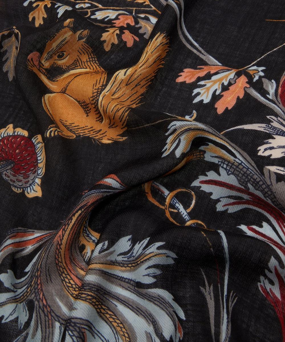 Liberty London Inoui Editions Rococo Print Wool Scarf