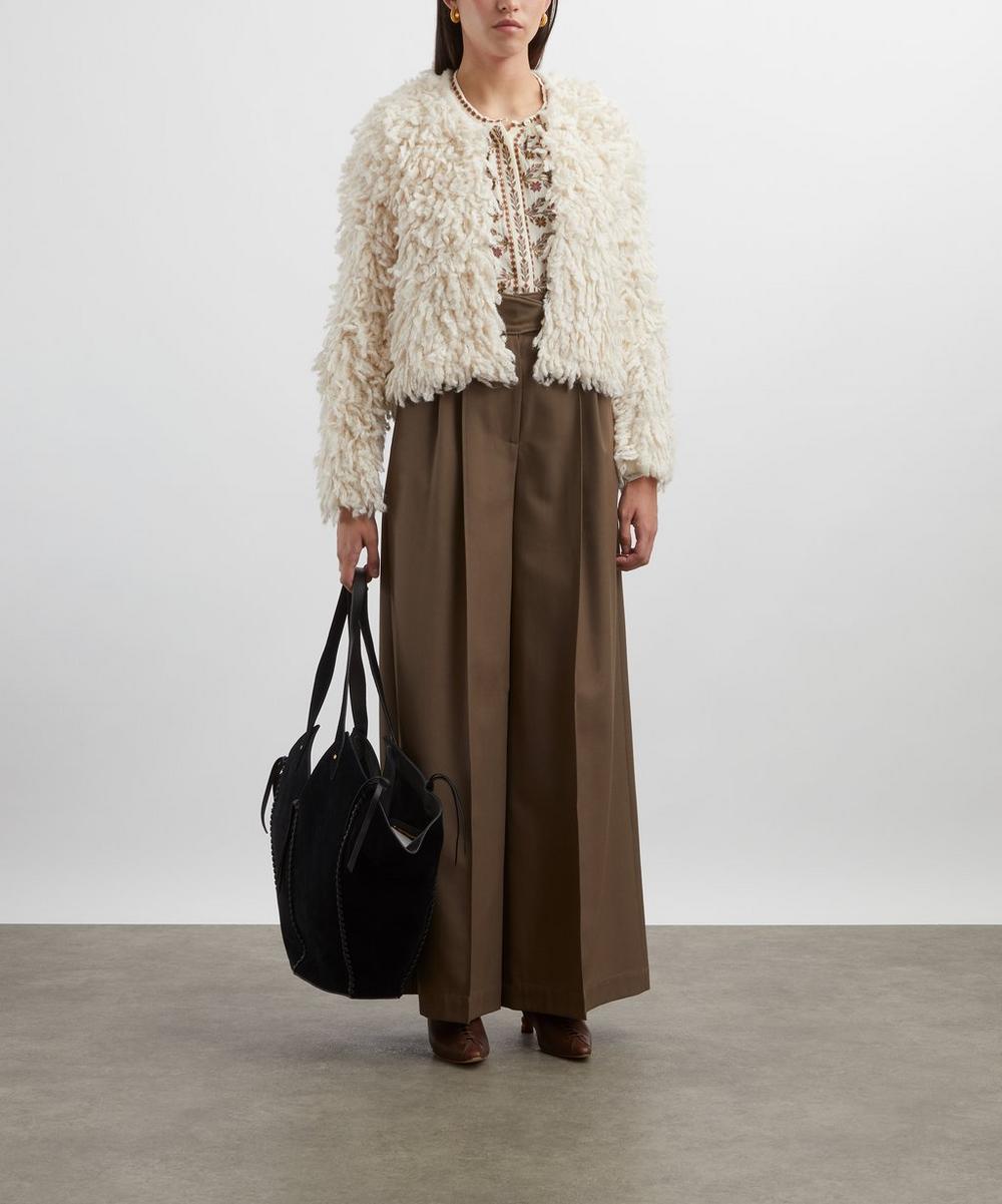 liberty london Isabel Marant Fedra Fur-Style Jacket