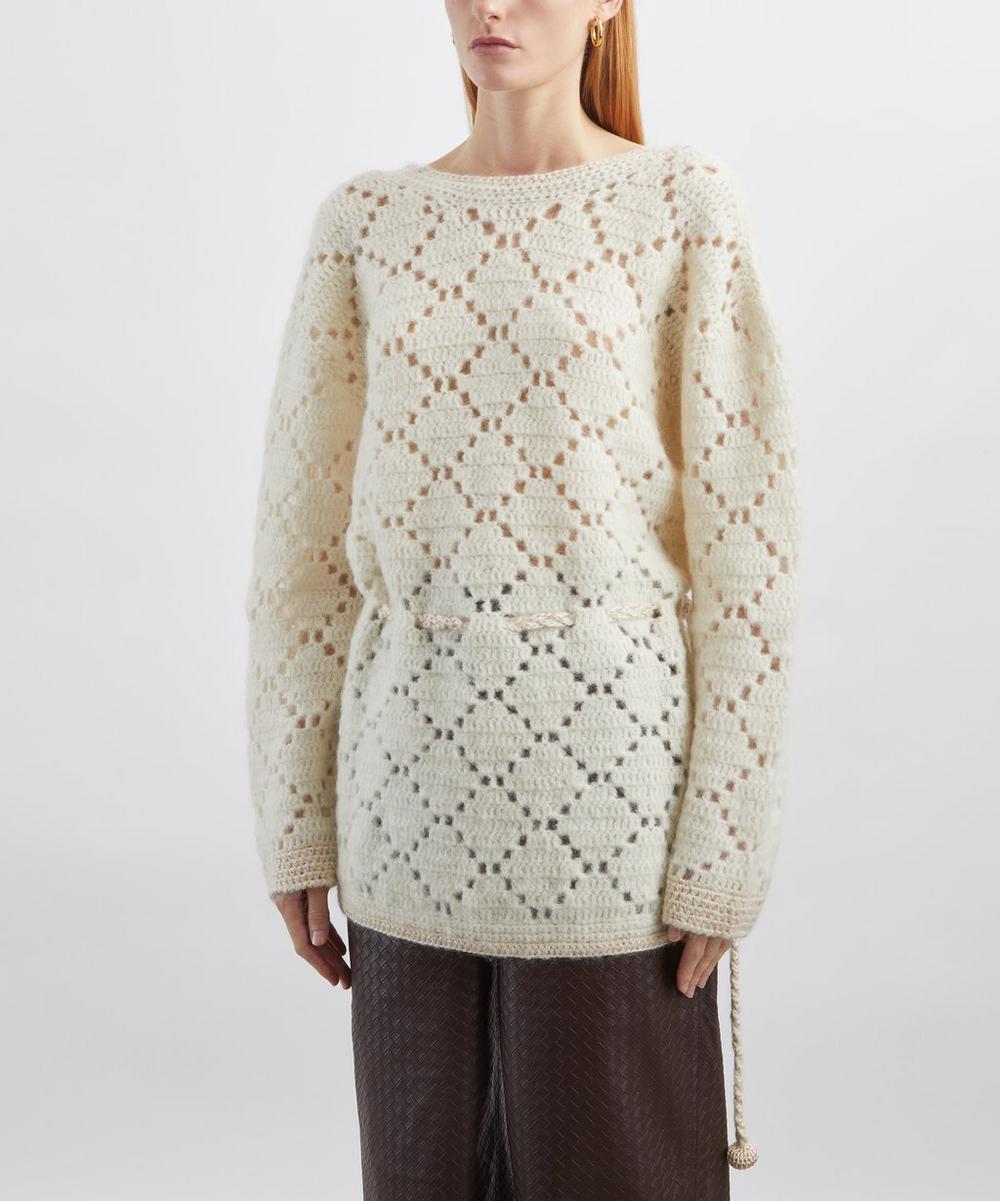 Liberty London Isabel Marant Merida Wool-Mohair Crochet Dress