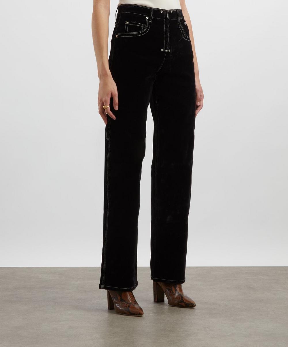 Liberty London Isabel Marant Stelyna Wide-Leg Velvet Jeans