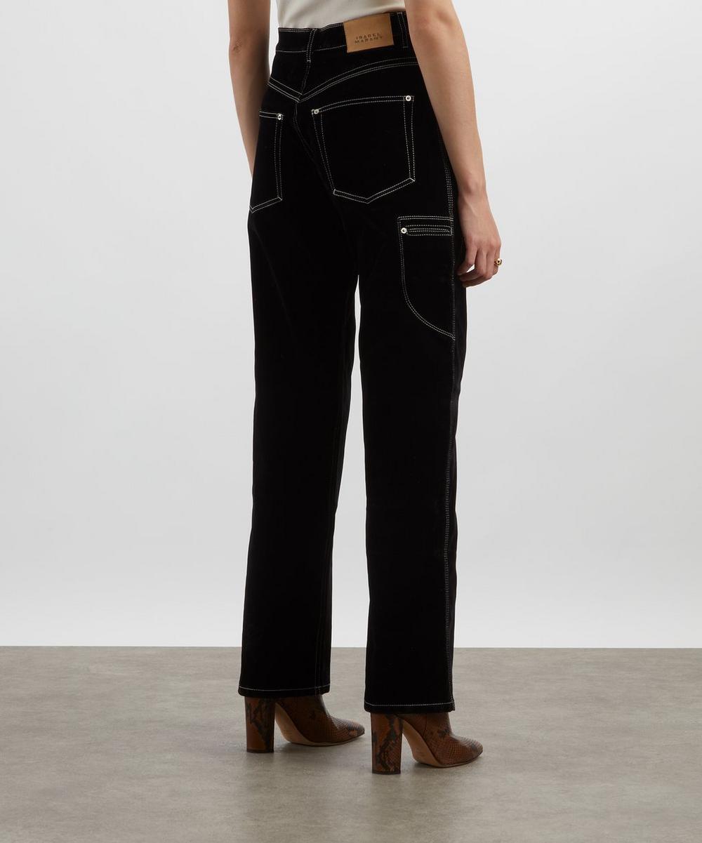 Liberty London Isabel Marant Stelyna Wide-Leg Velvet Jeans