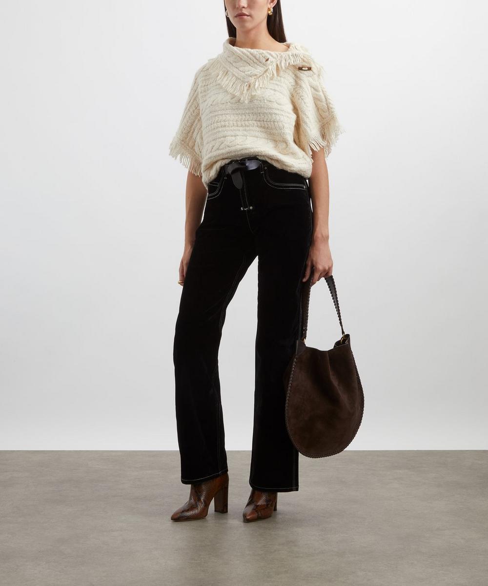 liberty london Isabel Marant Stelyna Wide-Leg Velvet Jeans