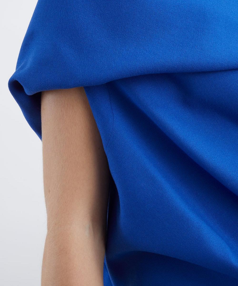 Liberty London Issey Miyake UNI-FORM Wool Draped Top