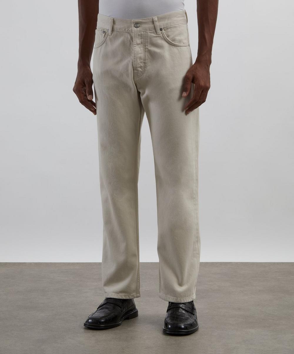 Liberty London Ivory Sonny Straight-Leg Regular Fit Jeans