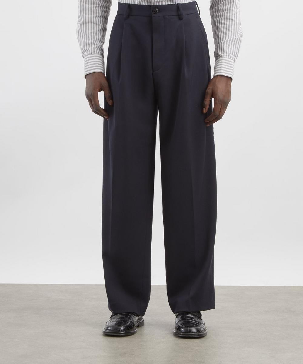Liberty London Justin Tailored Relaxed-Fit Trousers
