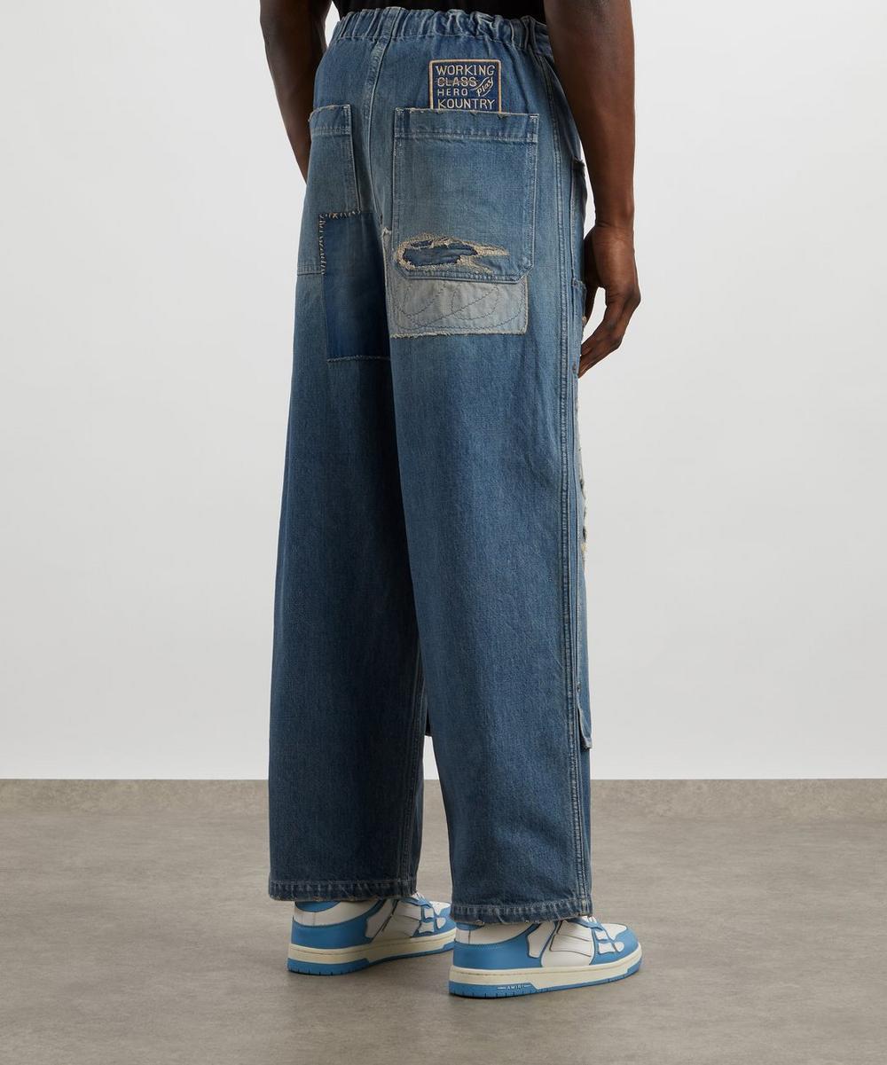 Liberty London Kapital Denim W-Knee Easy Baggy 14oz Denim Jeans