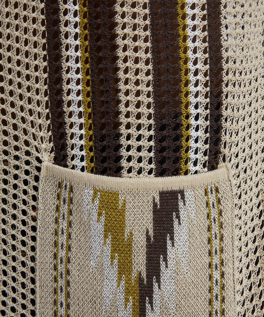 Liberty London Kapital Tennessee Mesh Knit Cuban Polo Shirt