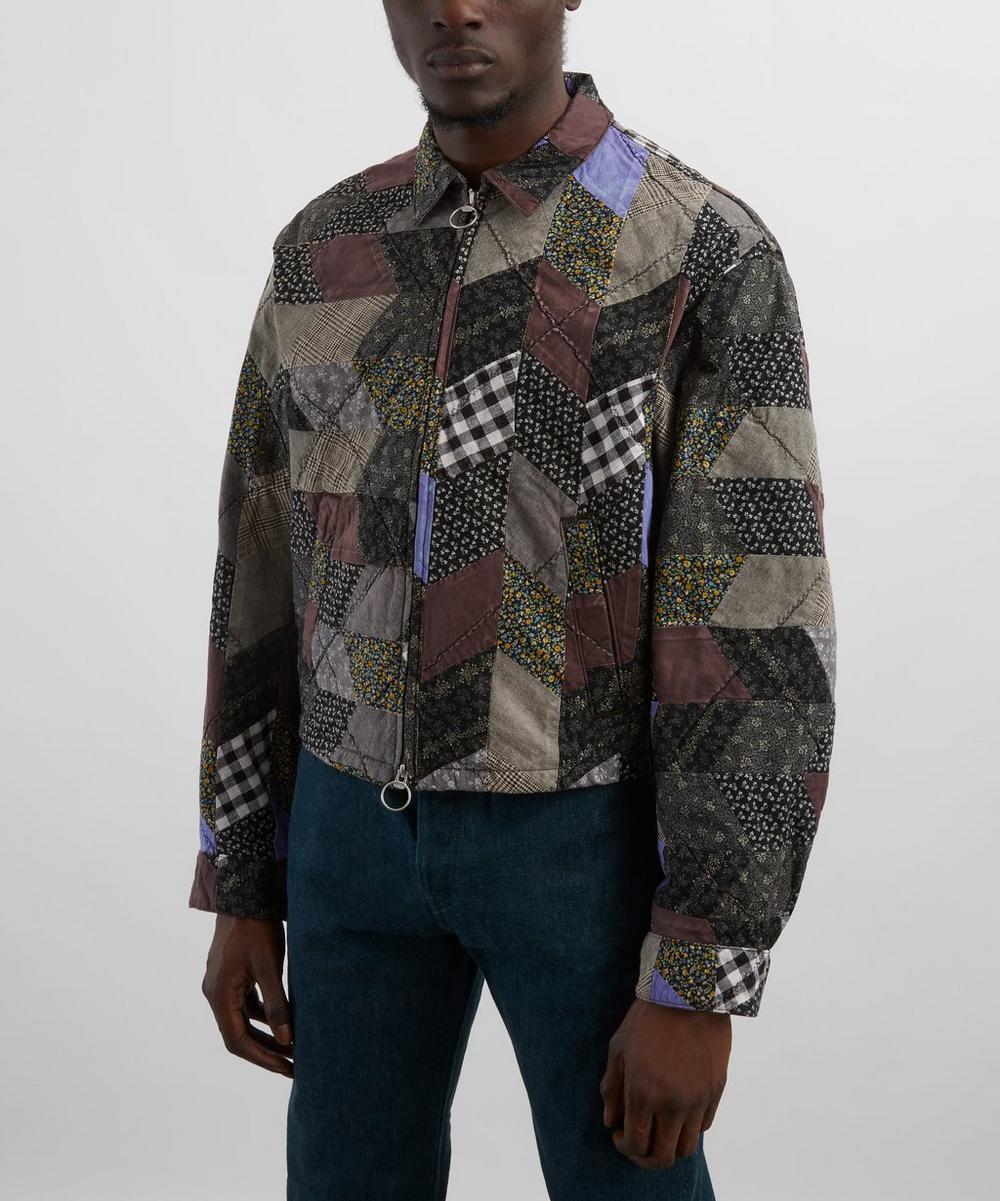 Liberty London Kapital Yabane Quilt Patchwork Drizzler Parka