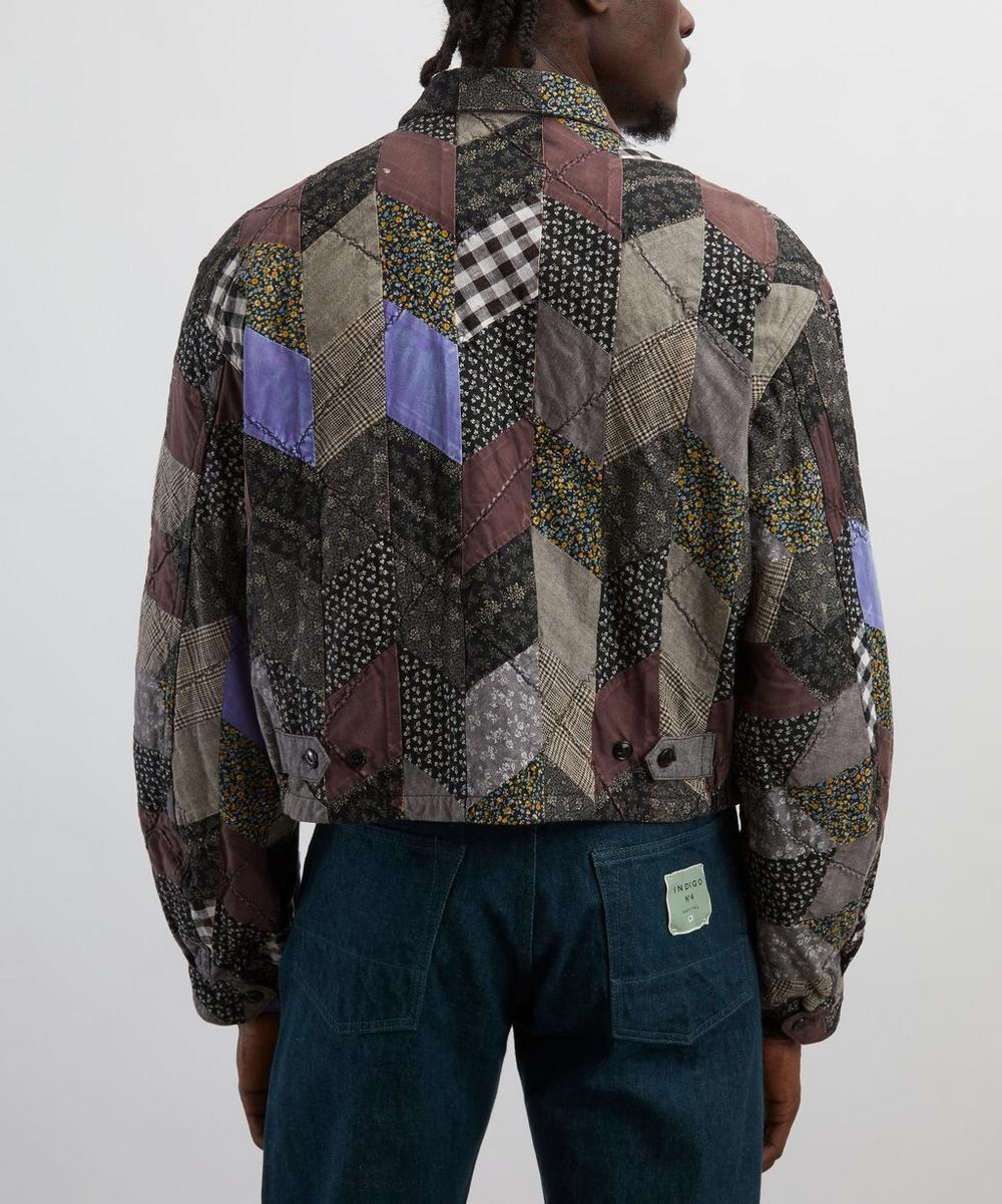 Liberty London Kapital Yabane Quilt Patchwork Drizzler Parka