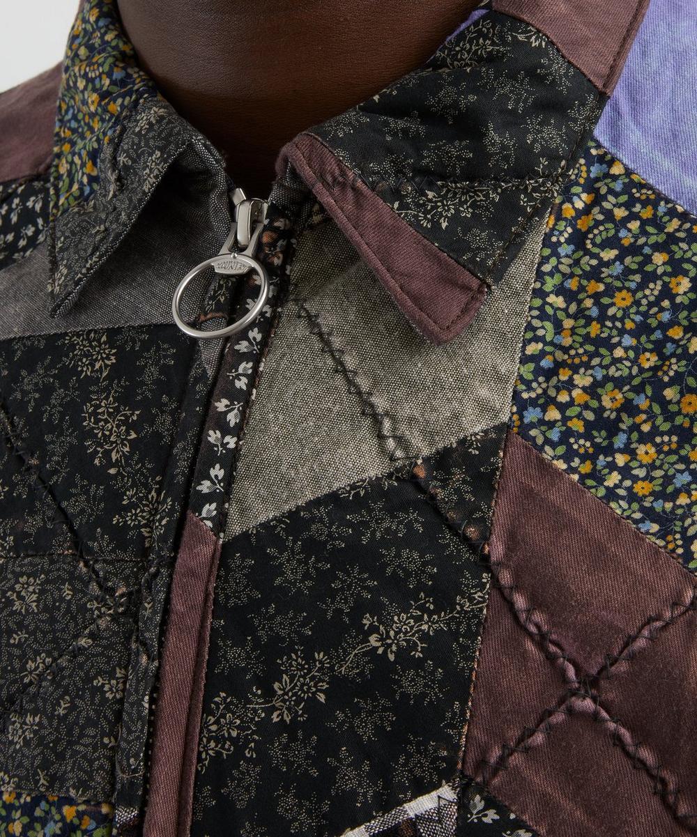 Liberty London Kapital Yabane Quilt Patchwork Drizzler Parka