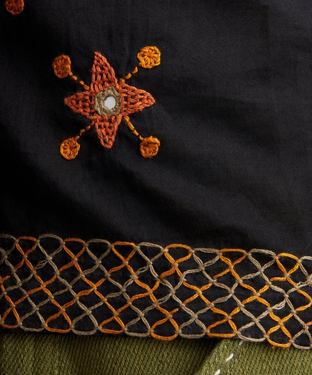 Liberty London Kartik Research Embroidered Cotton Shirt