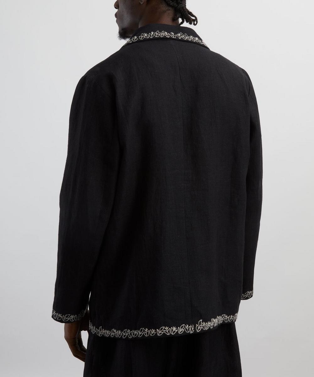 Liberty London Kartik Research Handwoven Linen Blazer