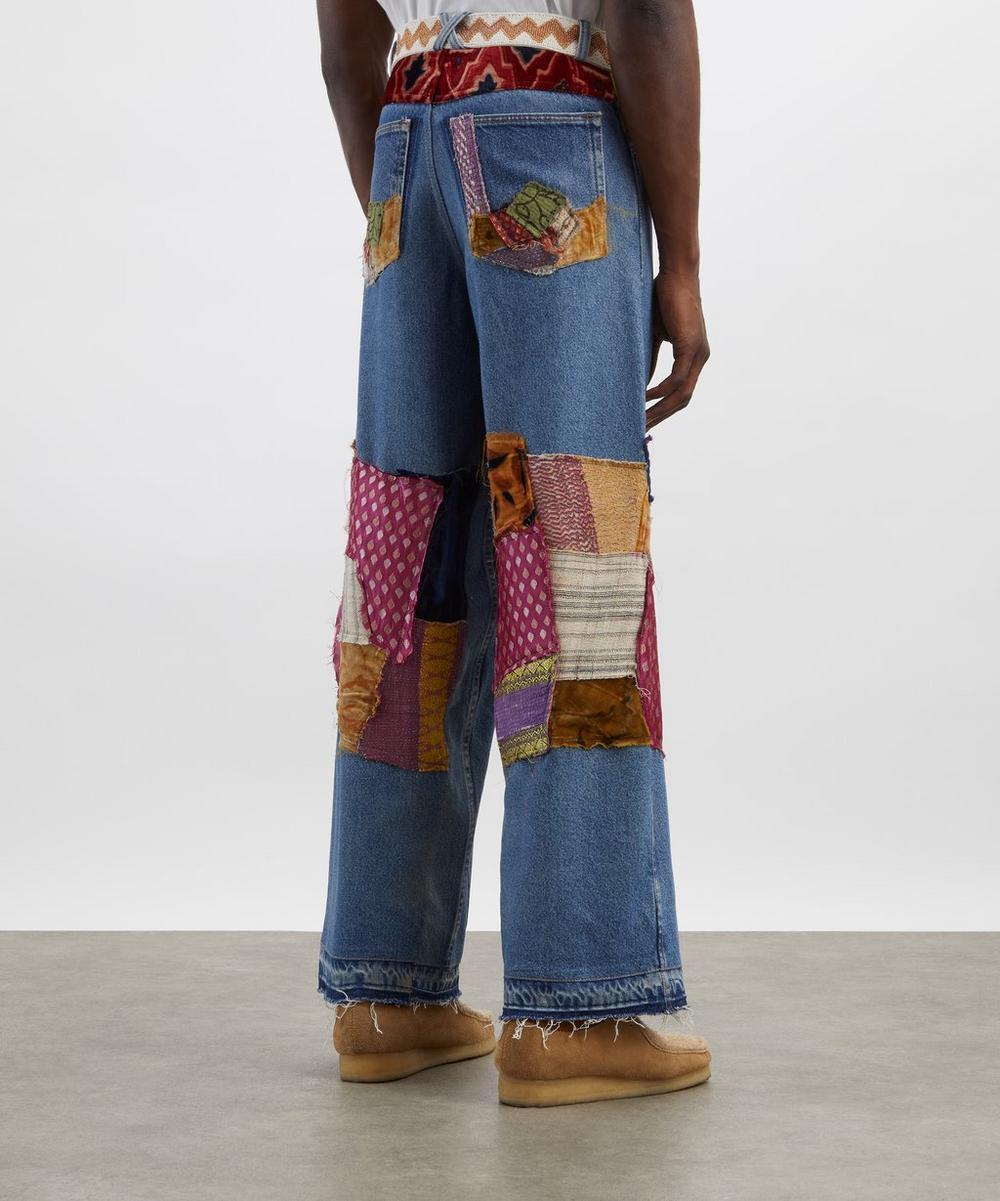 Liberty London Kartik Research Manali Patchwork Jeans