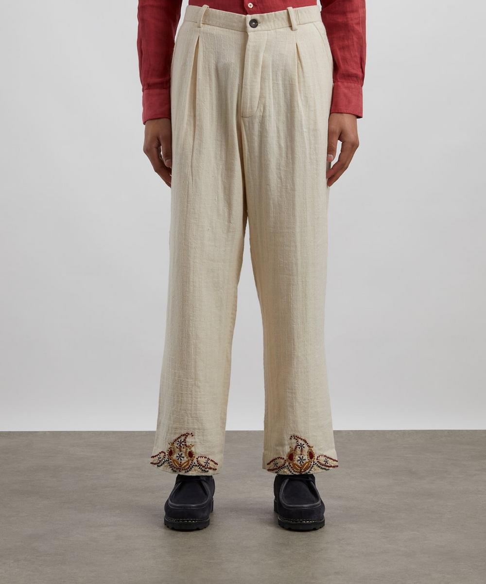 Liberty London Kartik Research Paisley Embroidered Trousers