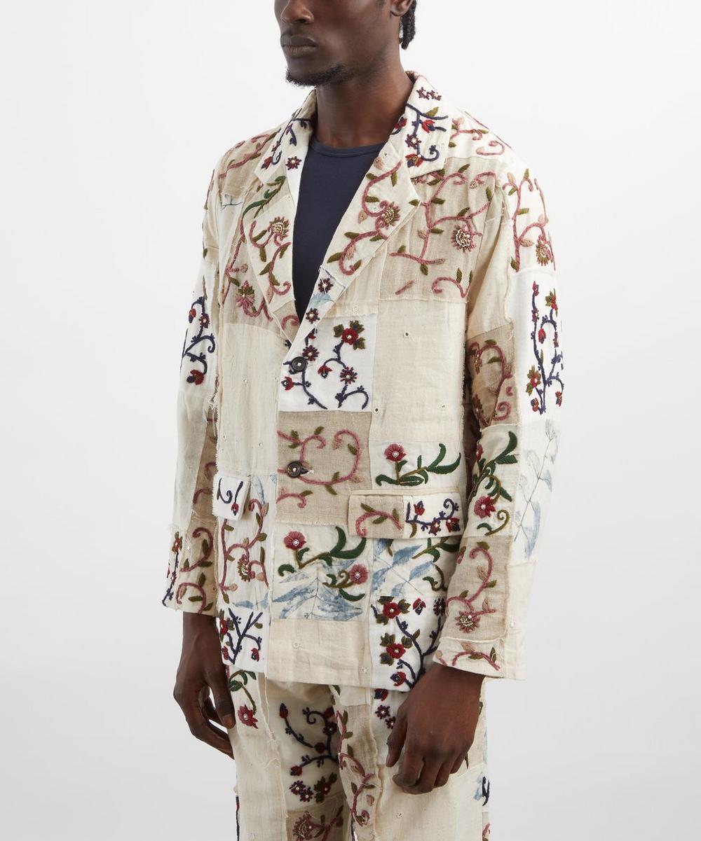 Liberty London Kartik Research Patchwork Chintz Embroidered Blazer