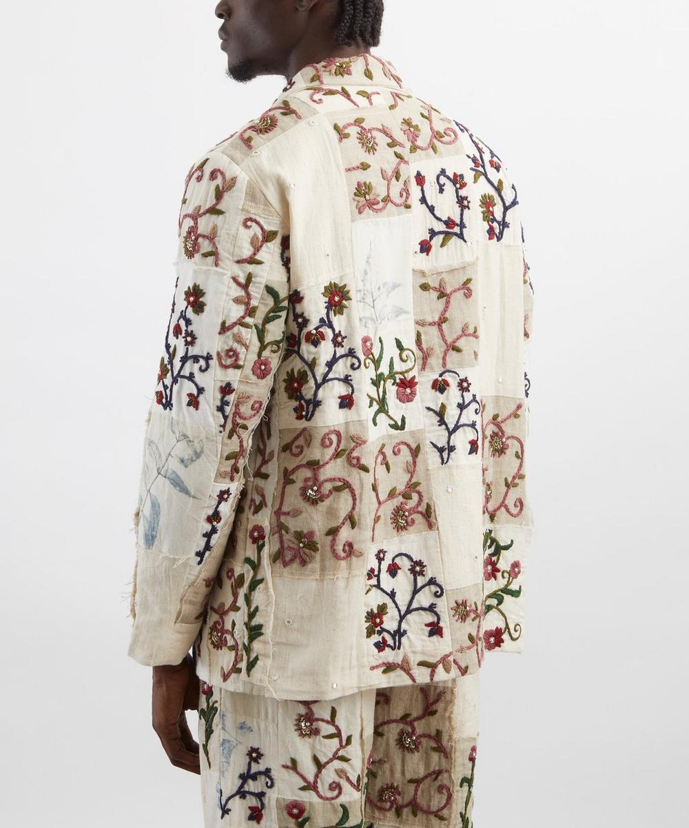 Liberty London Kartik Research Patchwork Chintz Embroidered Blazer