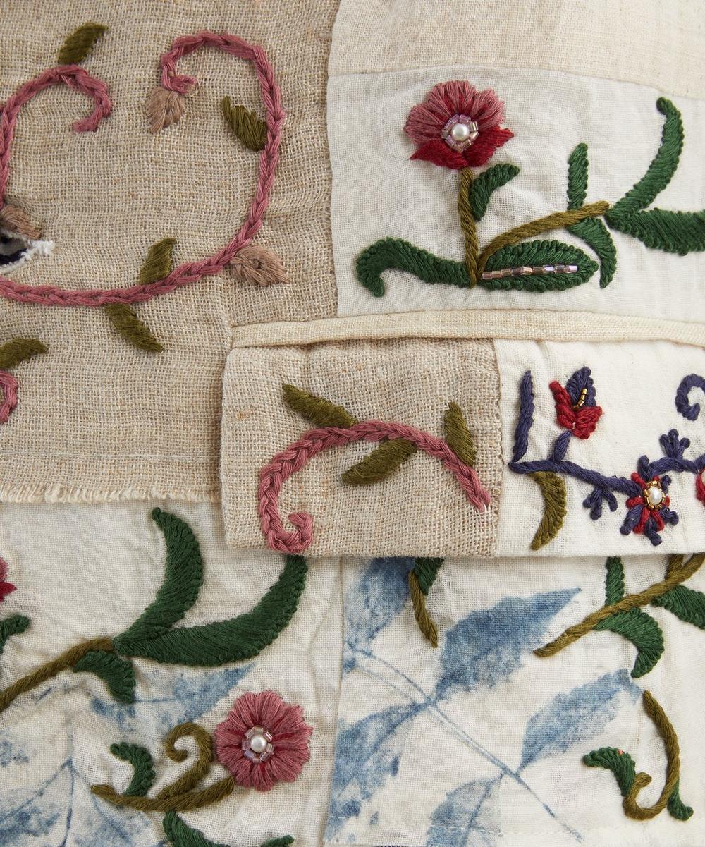 Liberty London Kartik Research Patchwork Chintz Embroidered Blazer