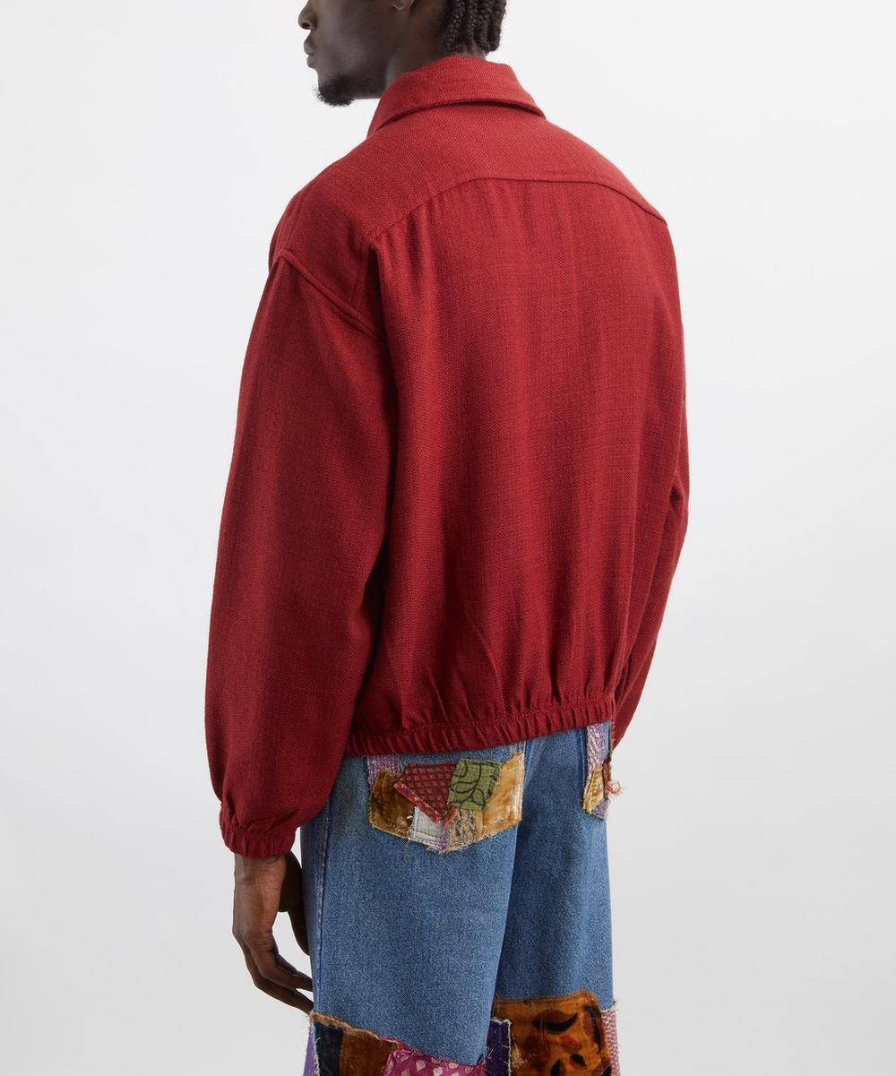 Liberty London Kartik Research Rishikesh Embroidered Herringbone Jacket