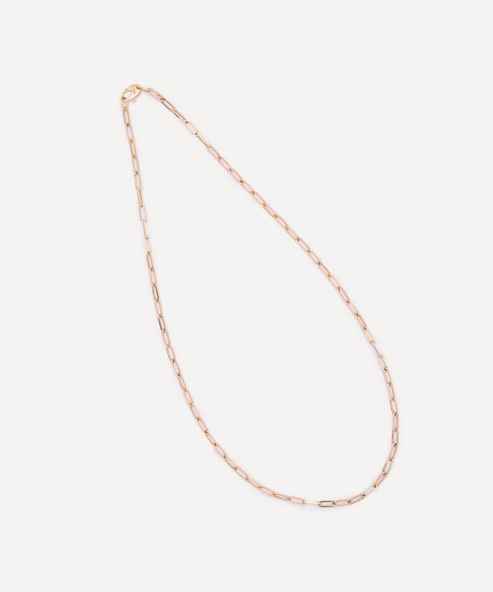 Liberty London Kojis 14ct Gold Paperlink Chain Necklace