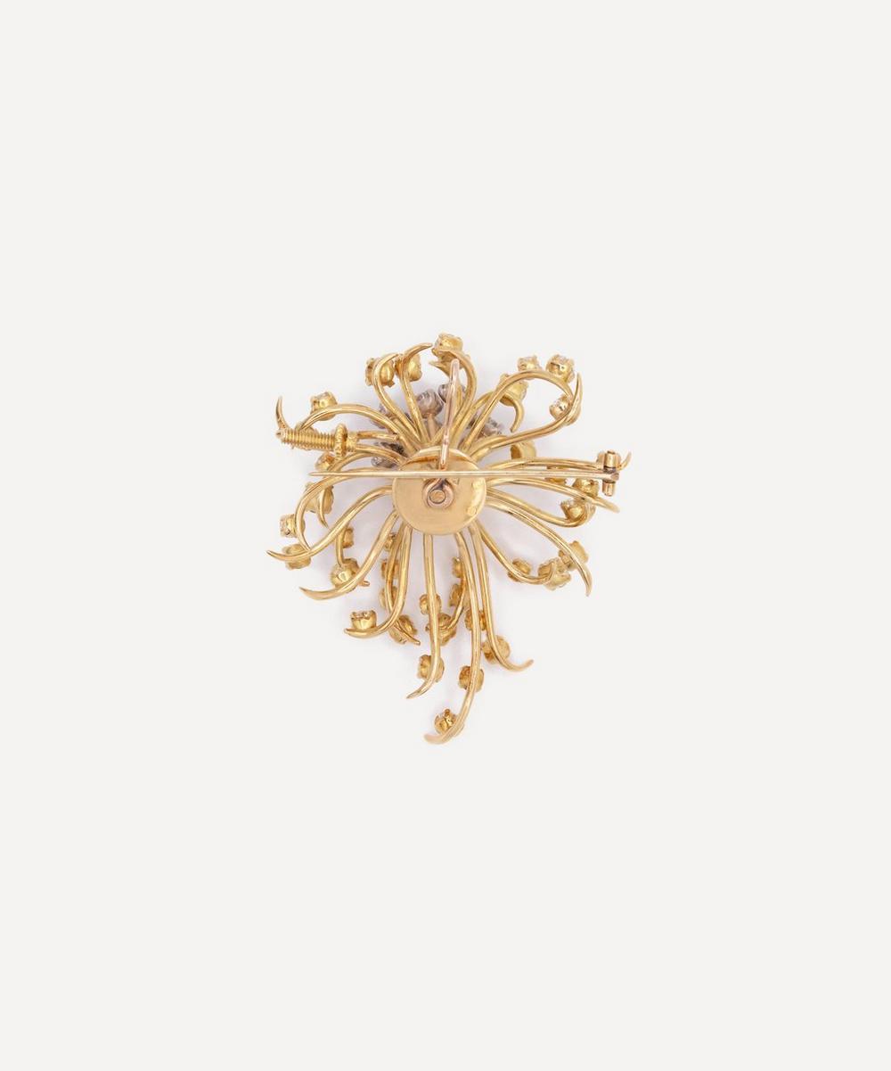 Liberty London Kojis 18ct Gold Irish Diamond Brooch