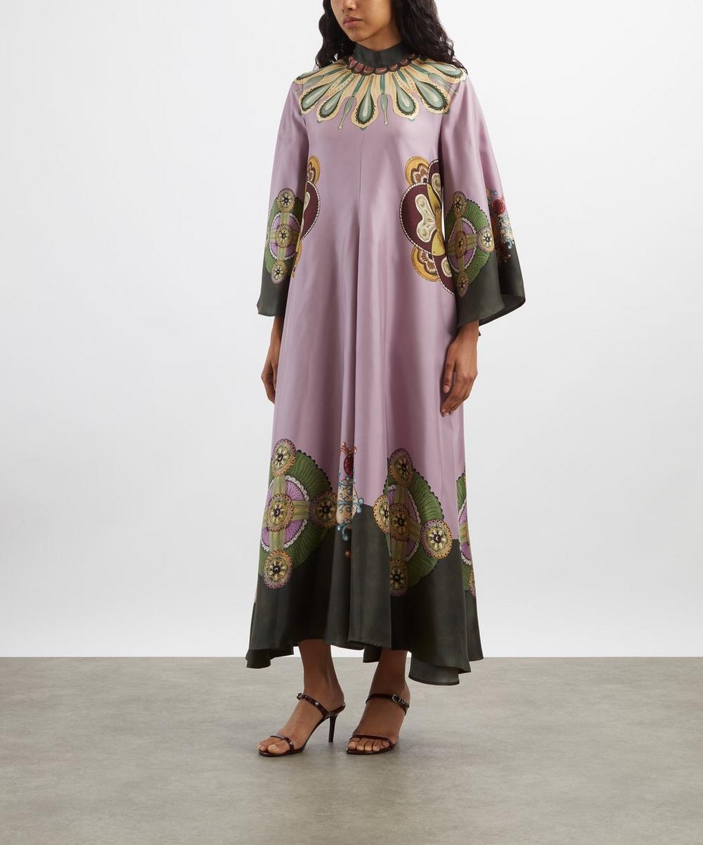 Liberty London La DoubleJ Magnifico Nucleus Placée Dusty Pink Dress