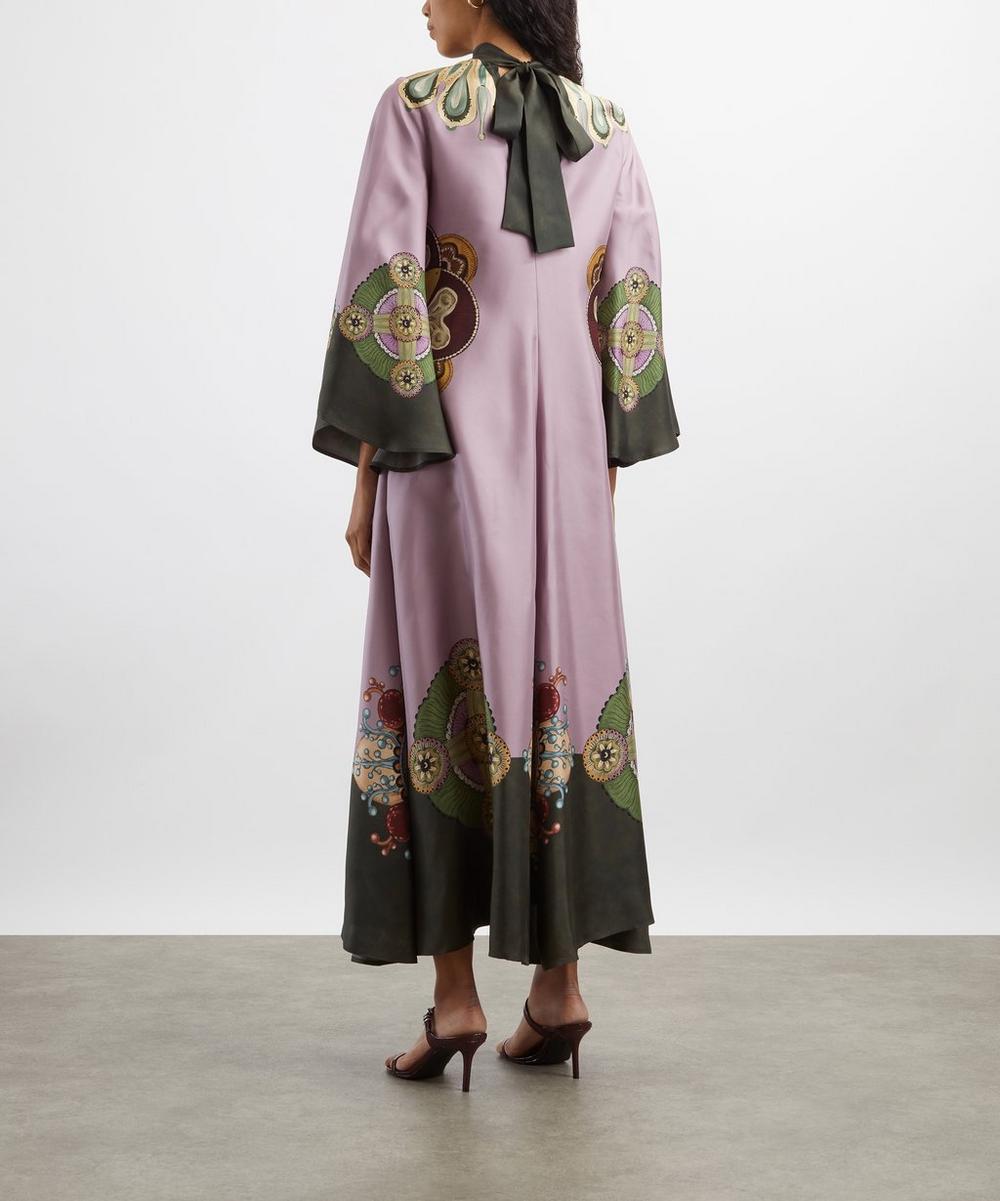 Liberty London La DoubleJ Magnifico Nucleus Placée Dusty Pink Dress