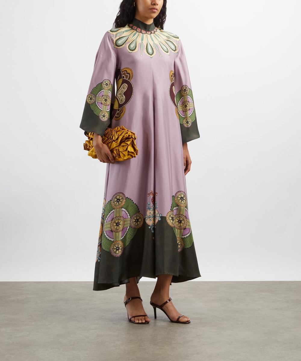 liberty london La DoubleJ Magnifico Nucleus Placée Dusty Pink Dress