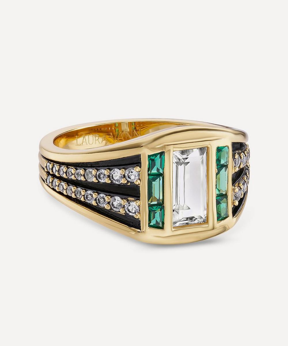 Liberty London Laura Vann 14ct Gold-Plated Vermeil Silver Freya Ring