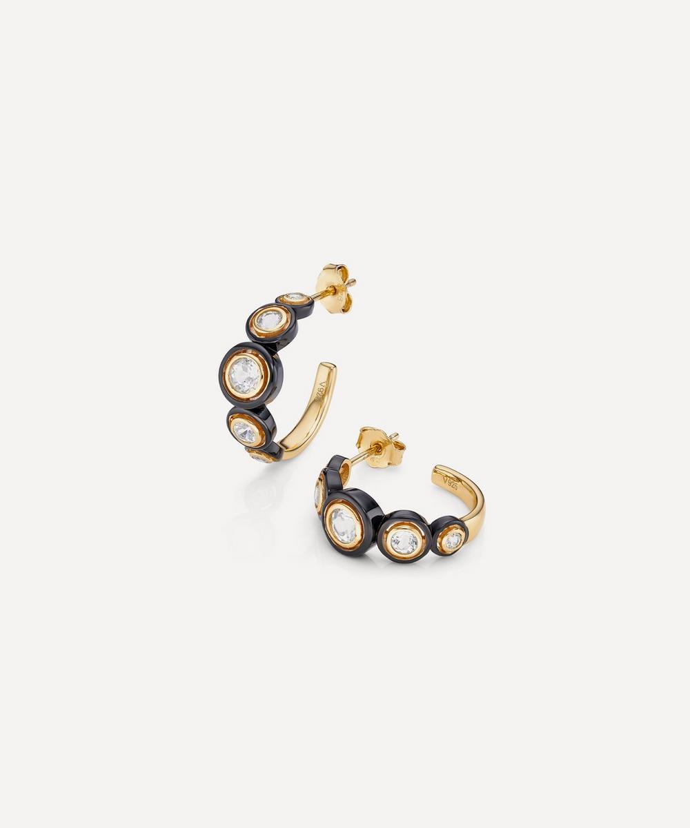 Liberty London Laura Vann 14ct Gold-Plated Vermeil Silver Lia Hoop Earrings