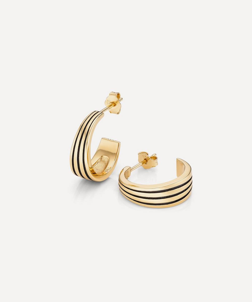 Liberty London Laura Vann 14ct Gold-Plated Vermeil Silver Maeve Hoop Earrings
