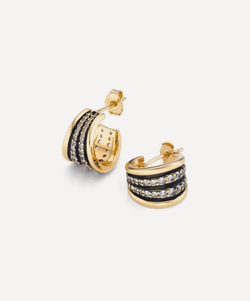 Liberty London Laura Vann 14ct Gold-Plated Vermeil Silver Nina Hoop Earrings