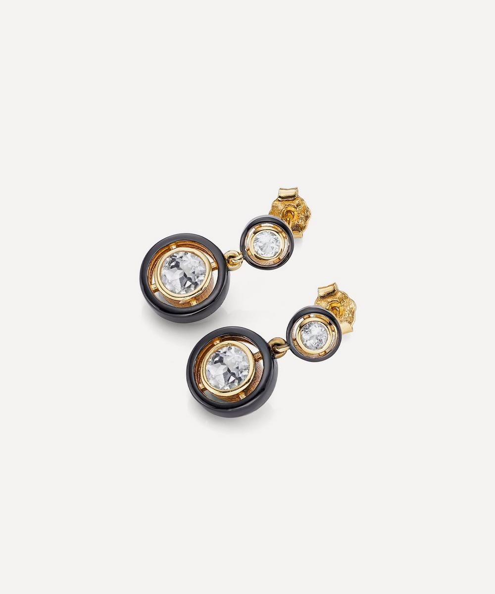 Liberty London Laura Vann 14ct Gold-Plated Vermeil Silver Sacha Drop Earrings