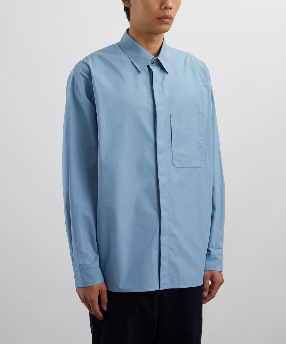 Liberty London Le17septembre Blue Raglan Long-Sleeve Shirt