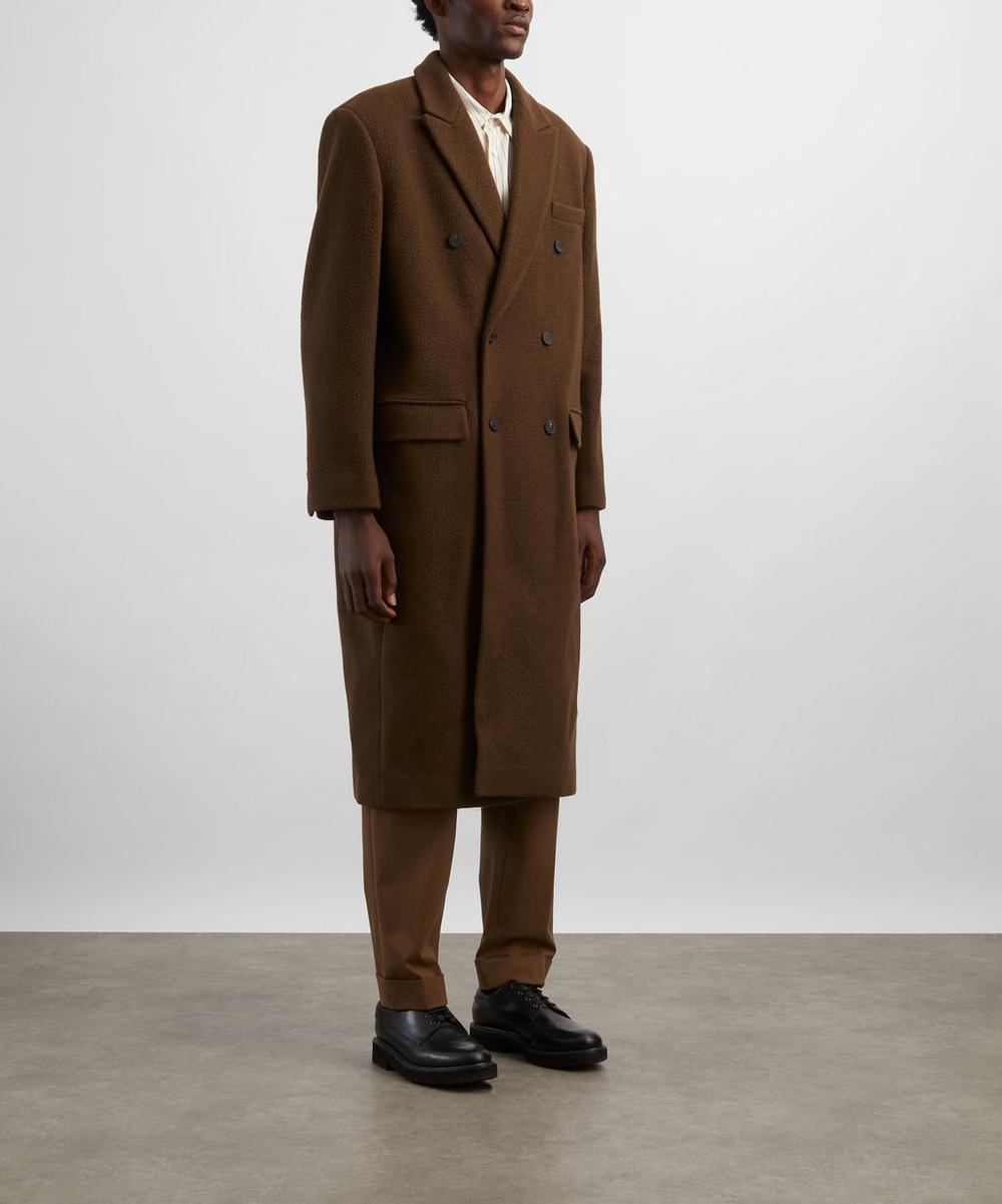 Liberty London Le17septembre Brown Double-Breasted Long Coat