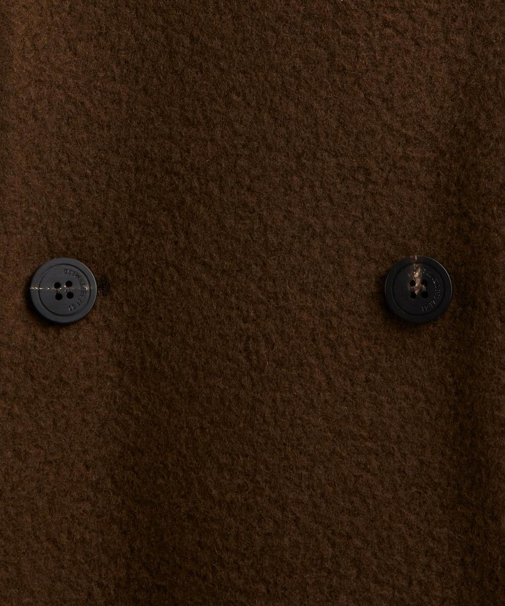 Liberty London Le17septembre Brown Double-Breasted Long Coat